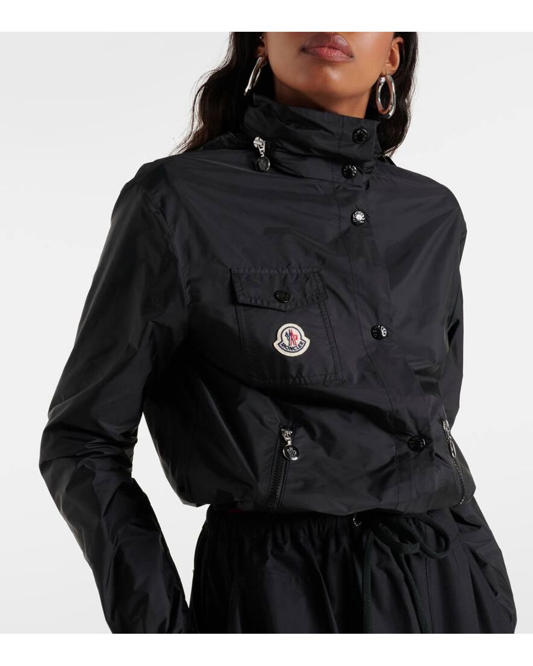 Moncler Lico Technical Jacket in Black | Lyst