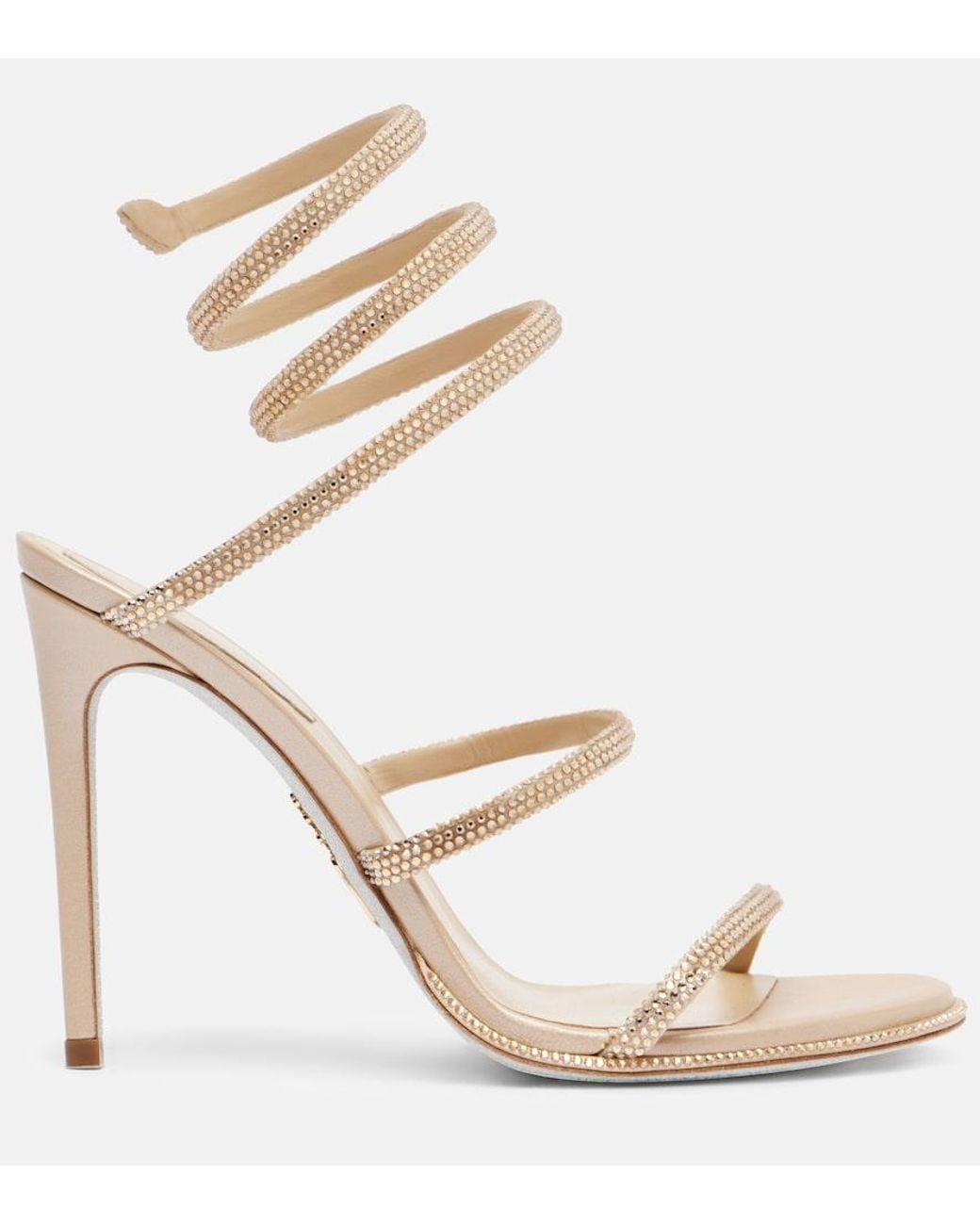Rene Caovilla Natural Cleo Sandals