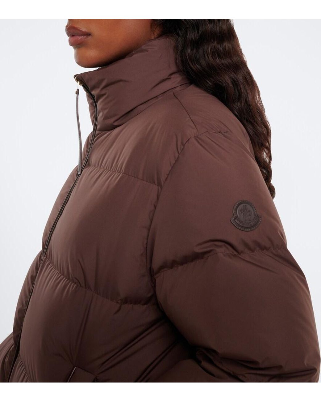 Moncler Brown Vivantesse Down Jacket