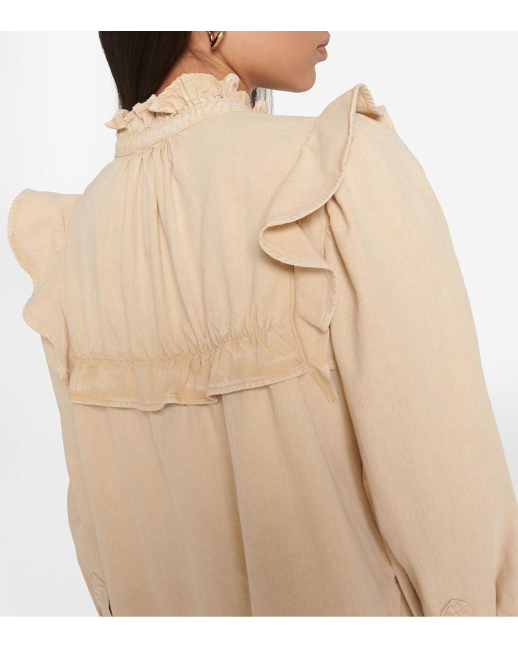 Isabel Marant Natural Idety Denim Top