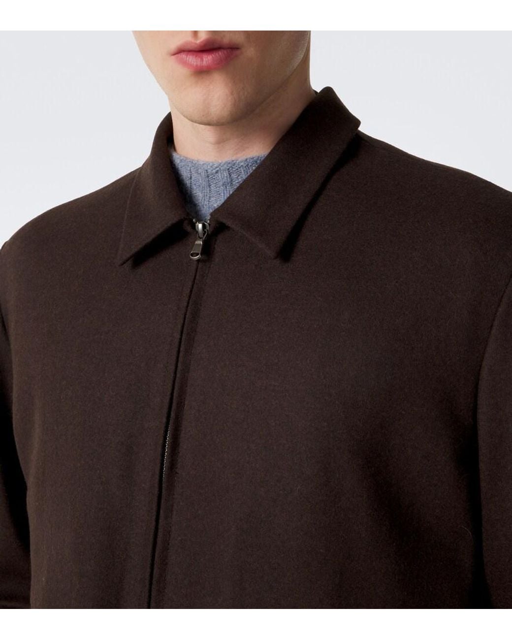 Sunspel Black Wool Jacket for men