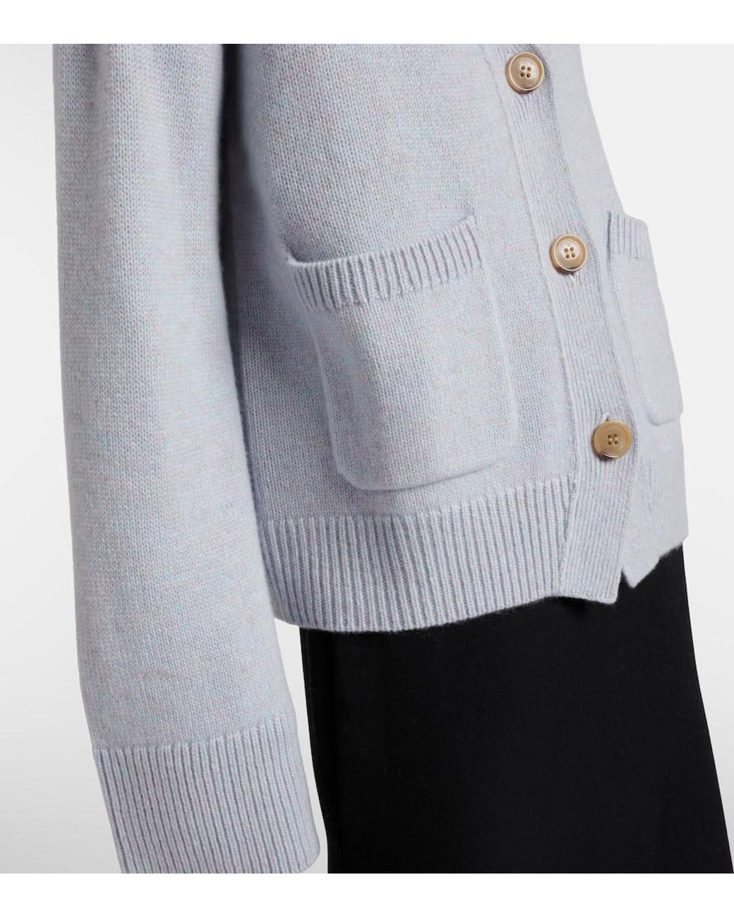 Lisa Yang Blue Danni Cashmere Cardigan