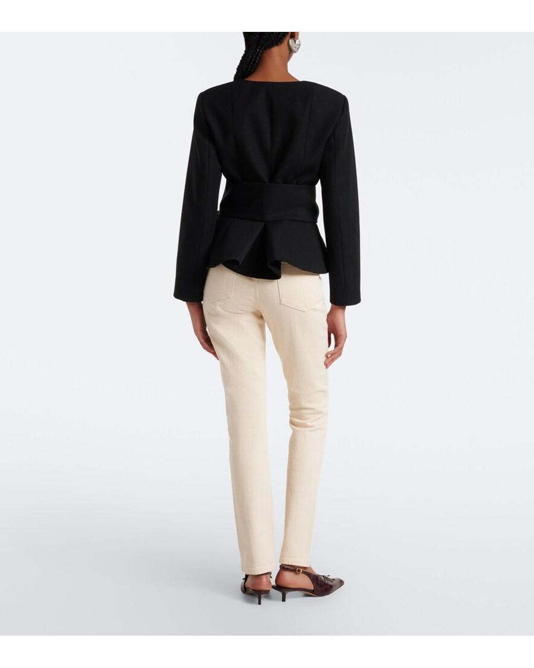 Jacquemus Natural Palma De-Nimes Skinny Jeans