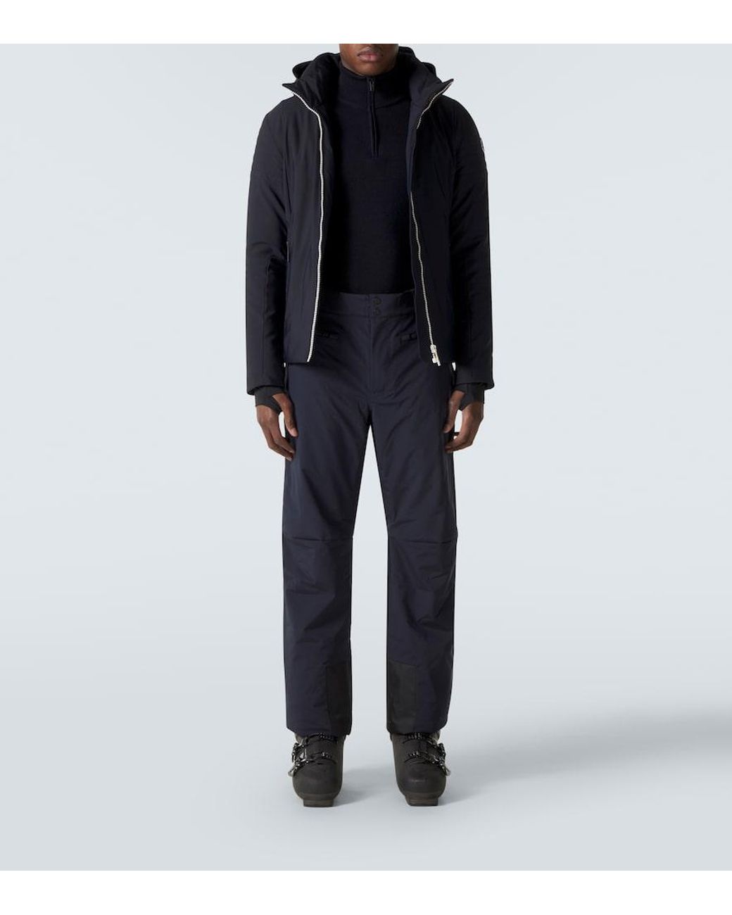 Fusalp Blue Wengen Iv Wool Half-Zip Sweater for men