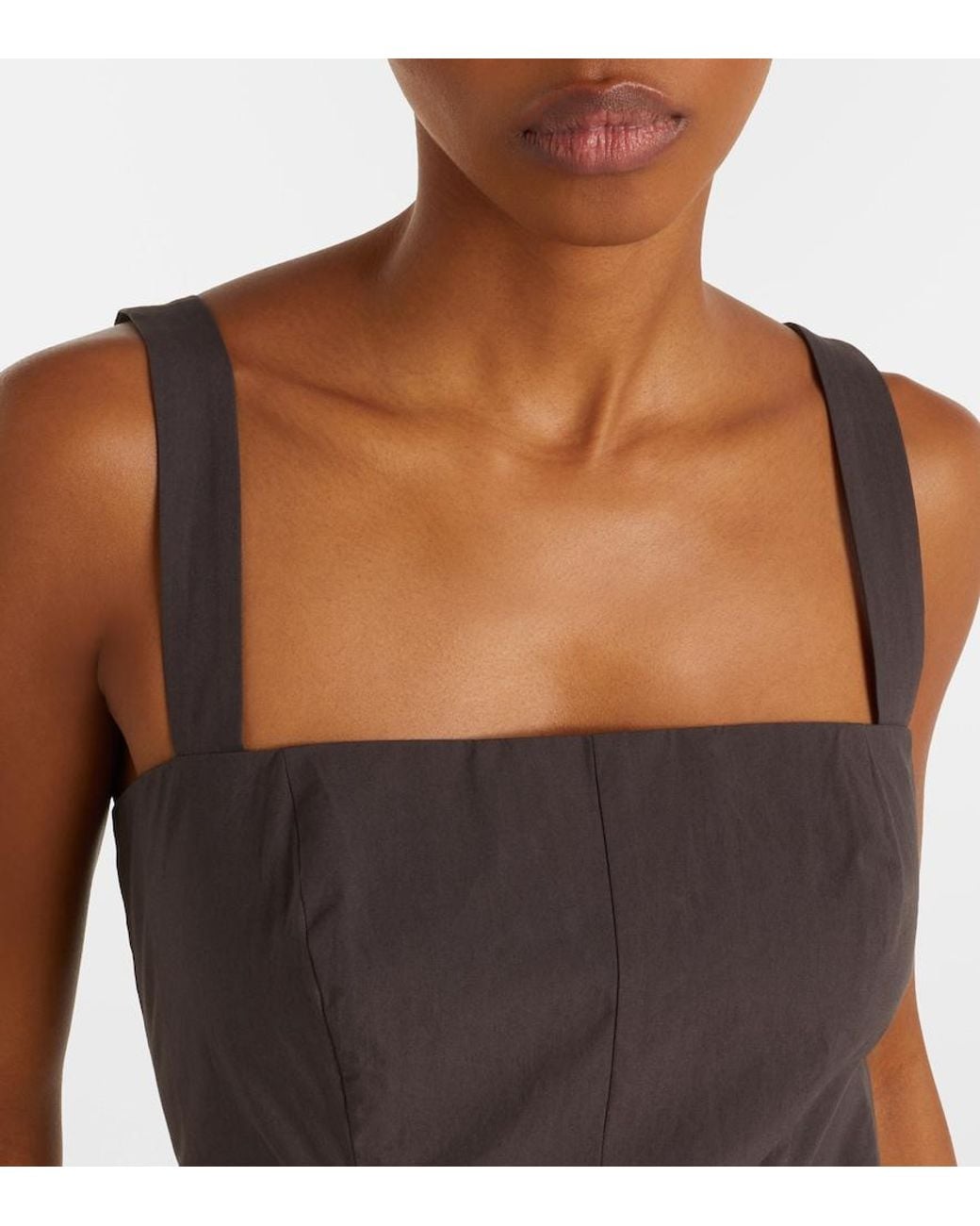 Proenza Schouler Black Label Ella Cotton Midi Dress