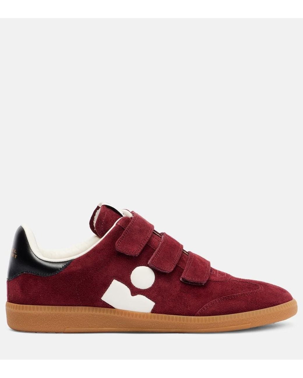 Isabel Marant Red Beth Suede Sneakers