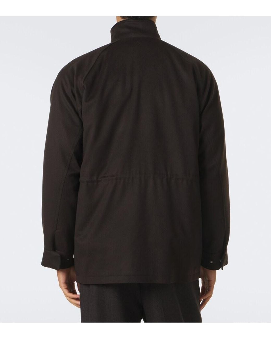 STÒFFA Black Cashmere Jacket for men