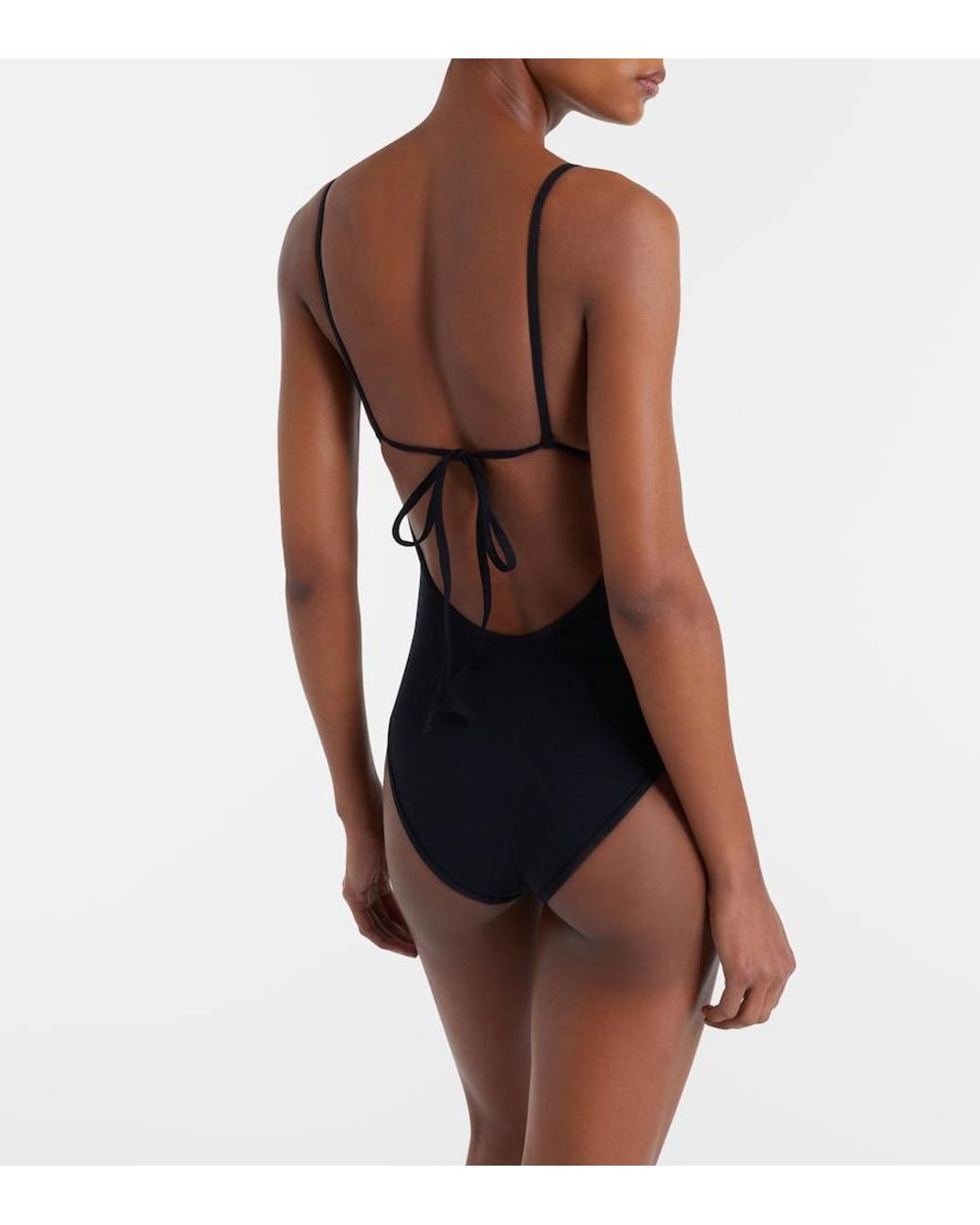 Totême Black Scoop Swimsuit