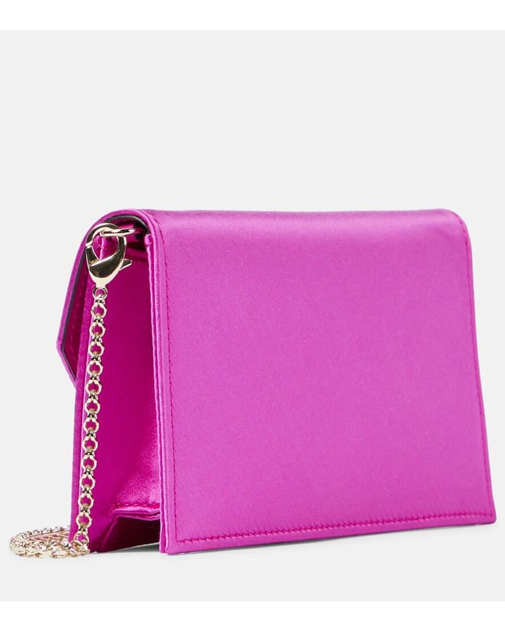 Christian Louboutin Multicolor Loubi54 Satin Clutch
