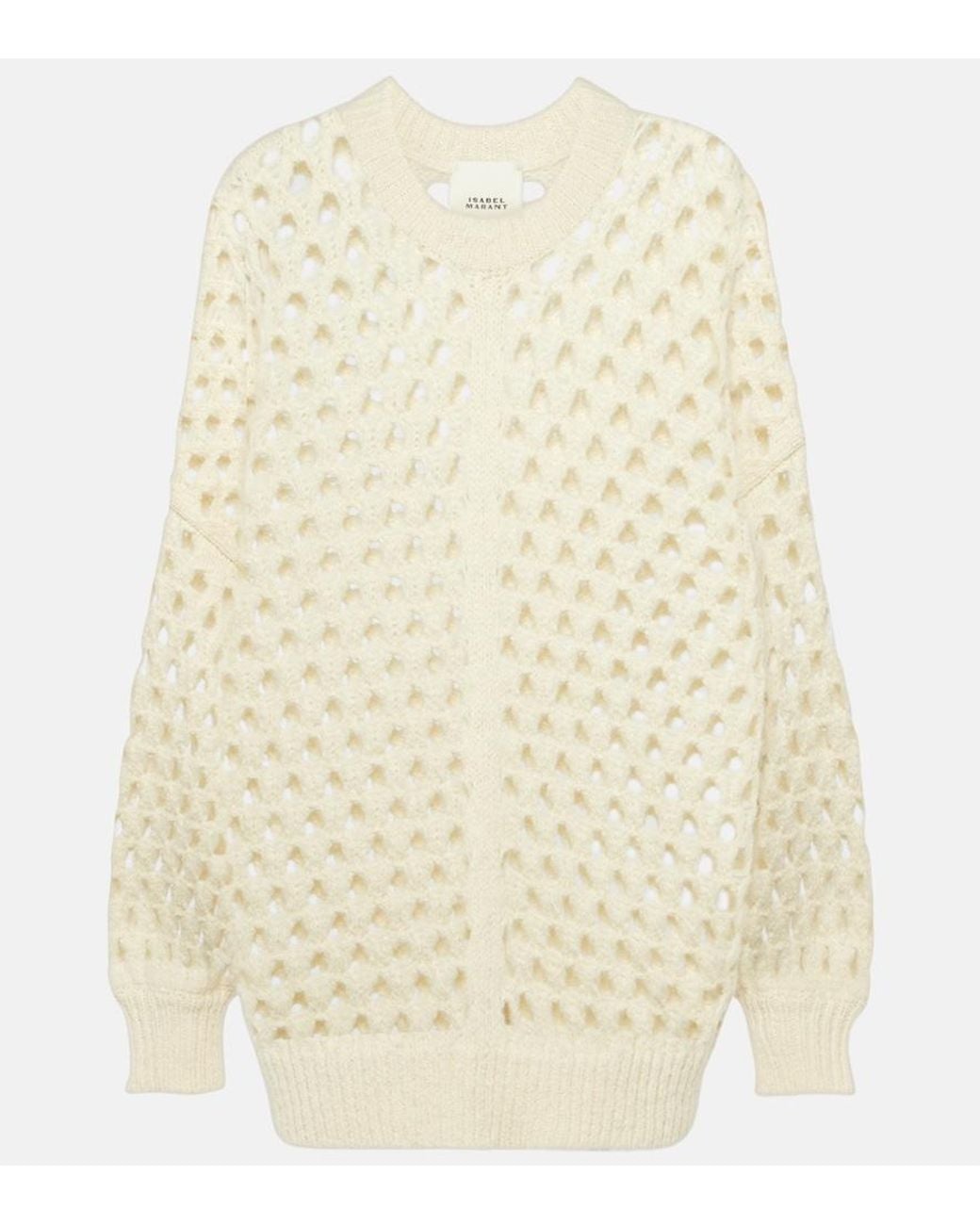 Isabel Marant Natural Tane Alpaca Wool-Blend Sweater