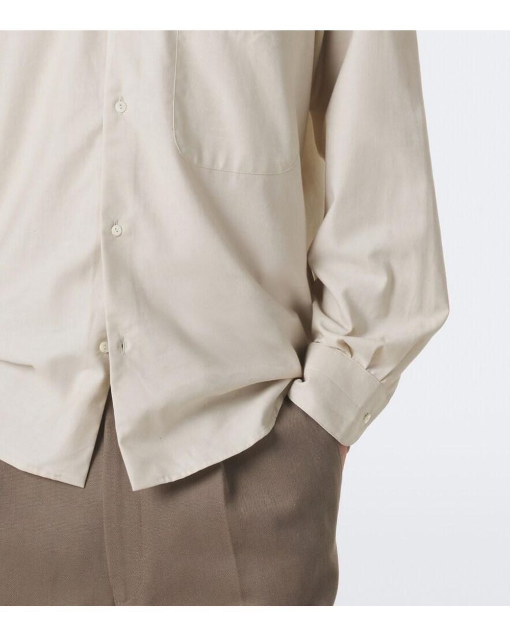 STÒFFA White Cotton Shirt for men