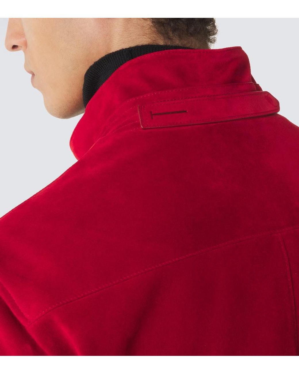 Tom Ford Red Suede Jacket for men