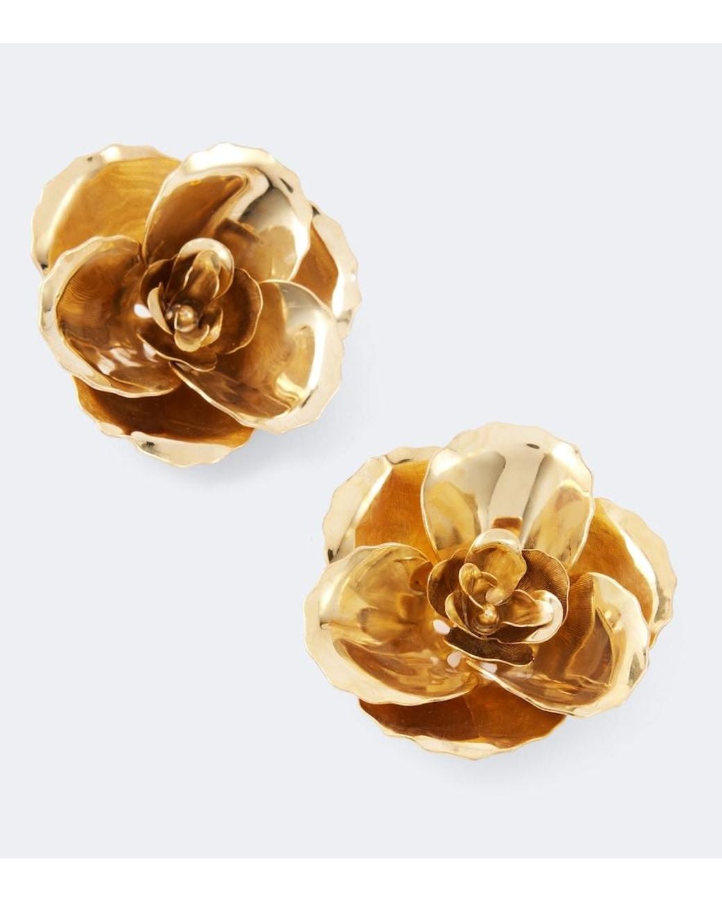 Jennifer Behr Metallic Gladiolus 18Kt-Plated Earrings