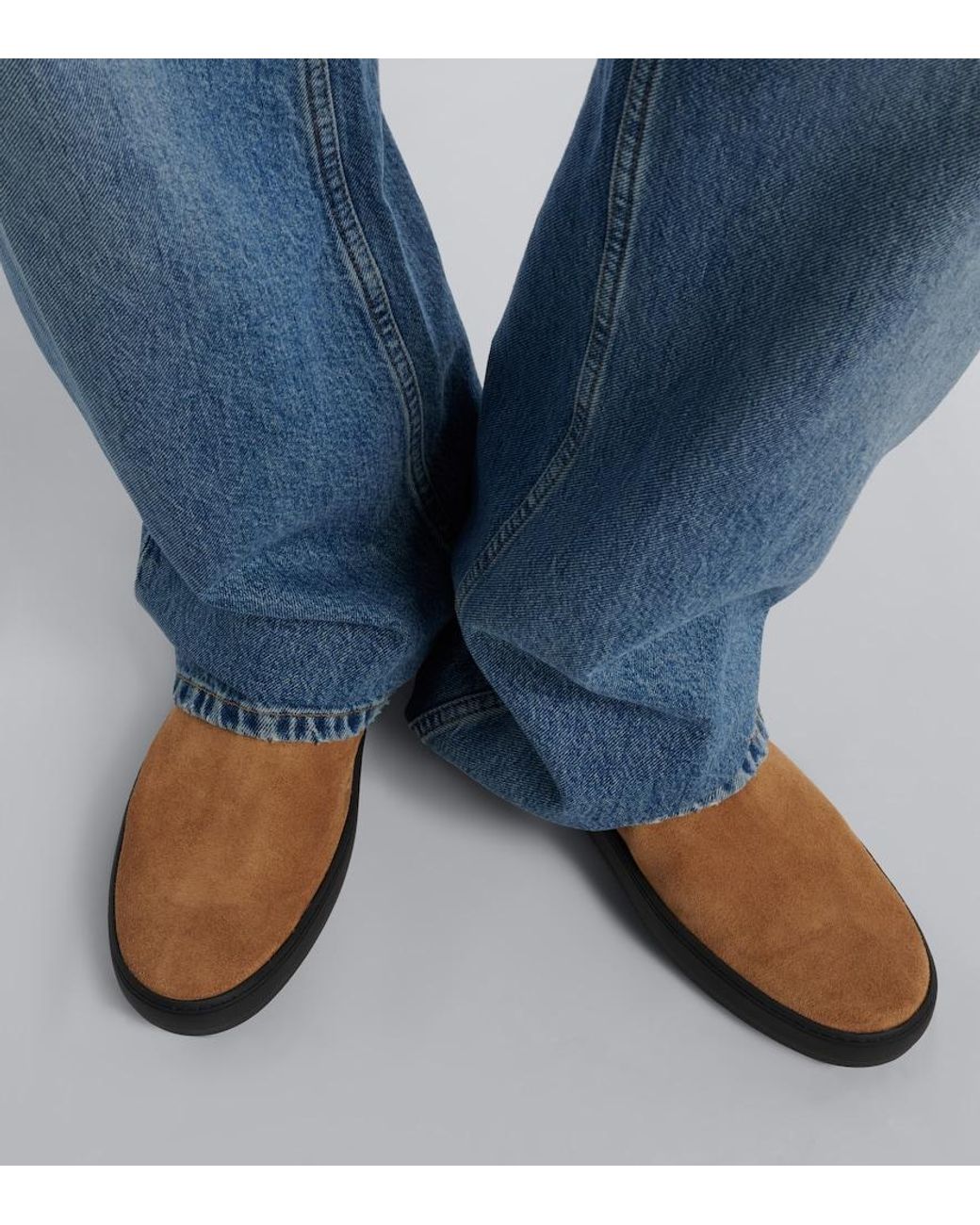 Tod's Brown Suede Chelsea Boots