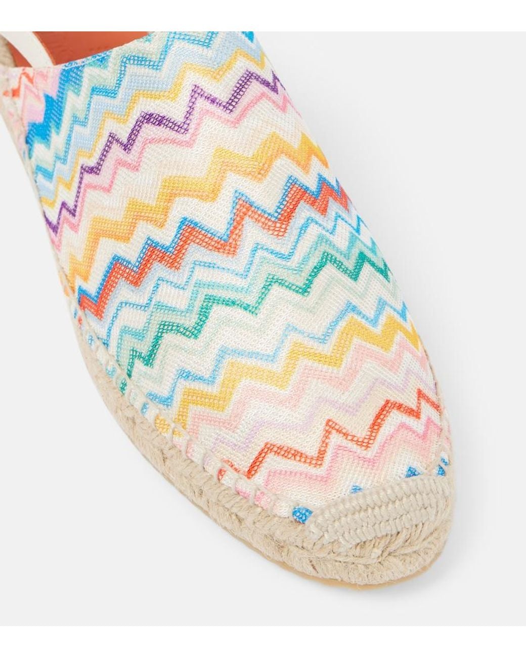 Missoni White Zigzag Espadrilles