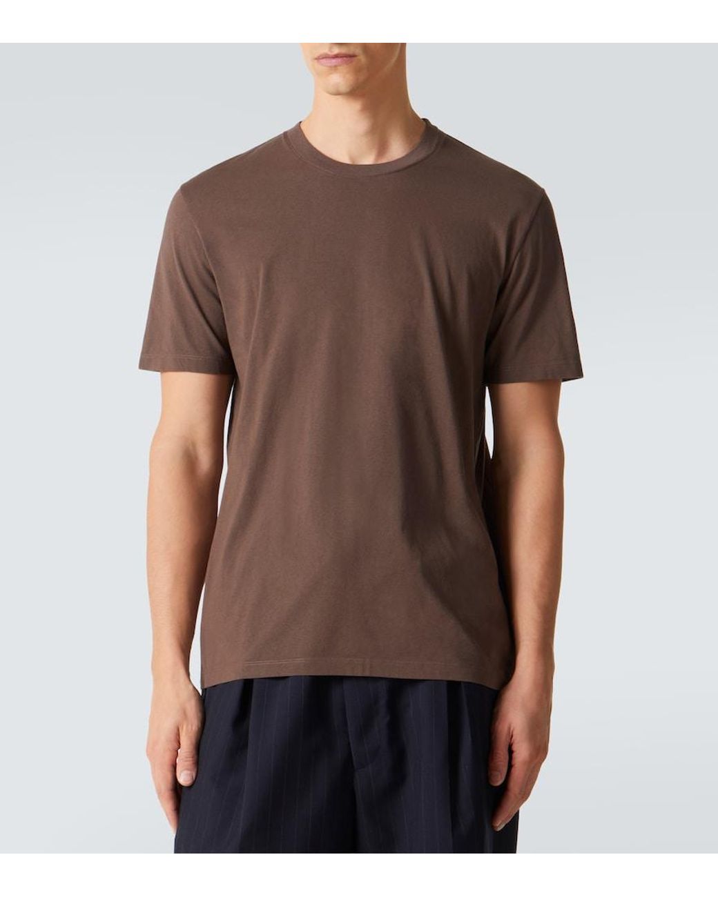 Maison Margiela Blue Set Of 3 Cotton Jersey T-Shirts for men