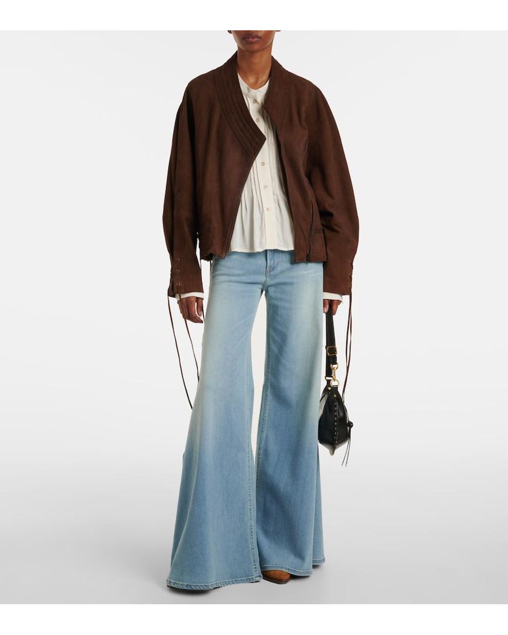 Citizens of Humanity Blue Amari High-Rise Wide-Leg Jeans