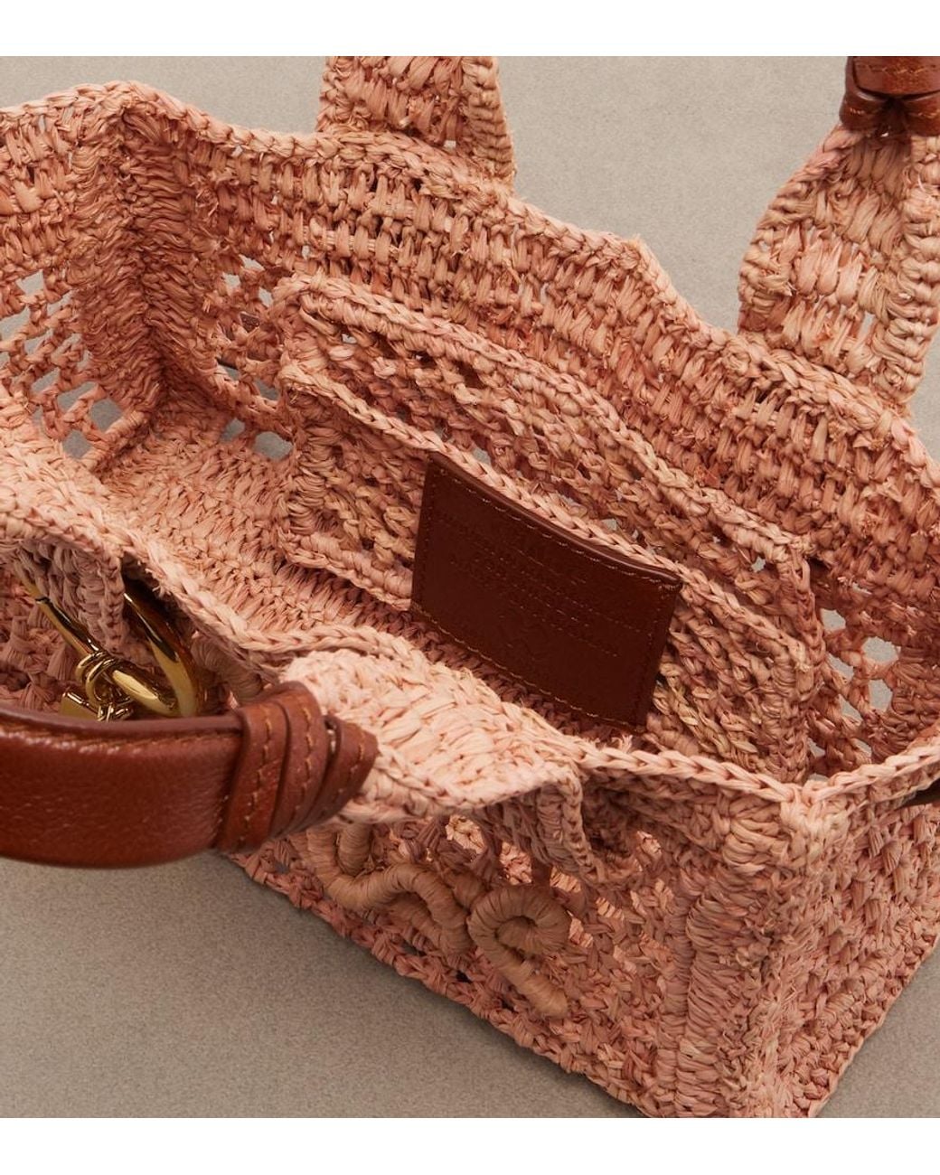 Chloé Brown Summer Banana E/W Mini Top-Handle Bag