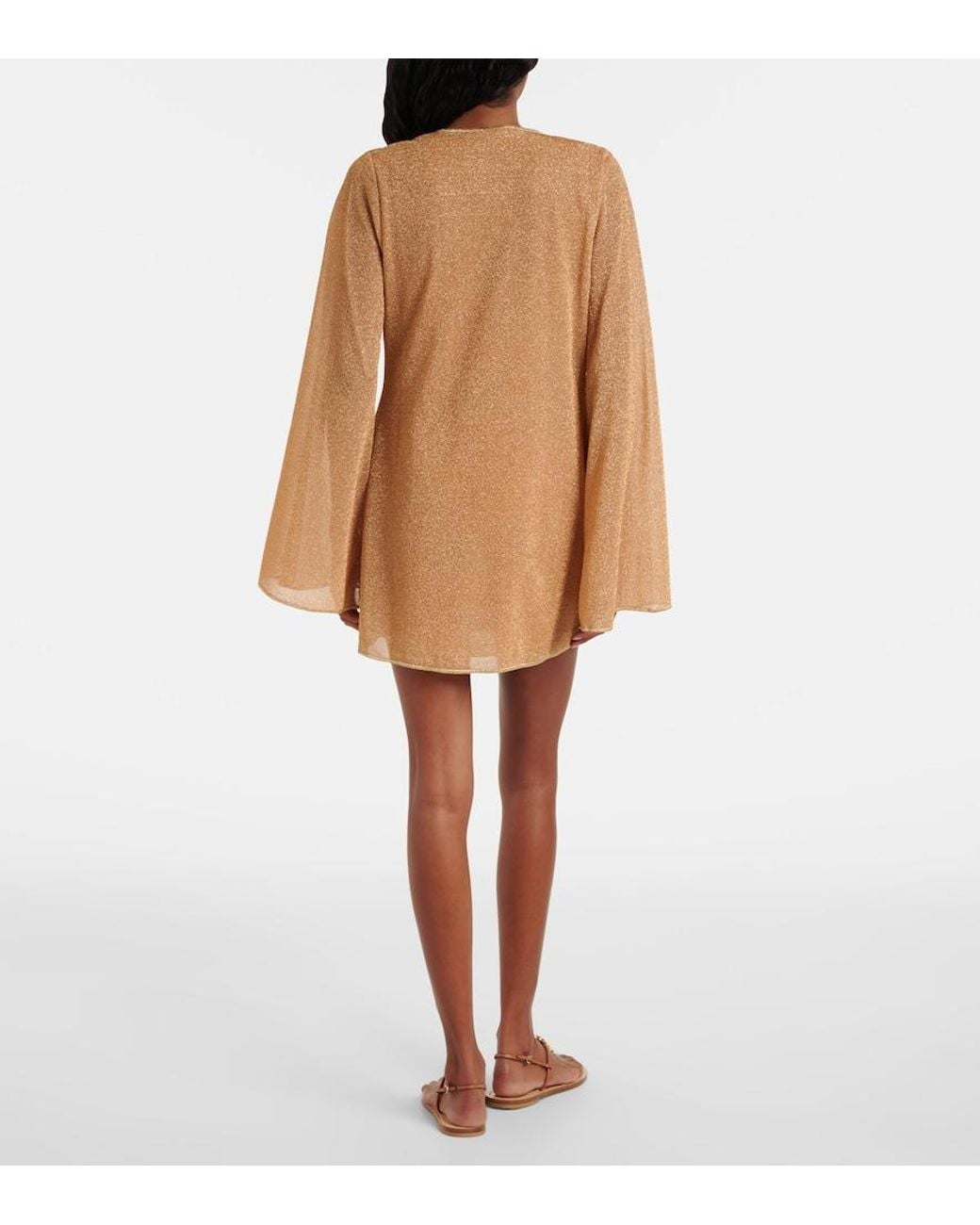 Oseree Natural Lumiere Beach Dress