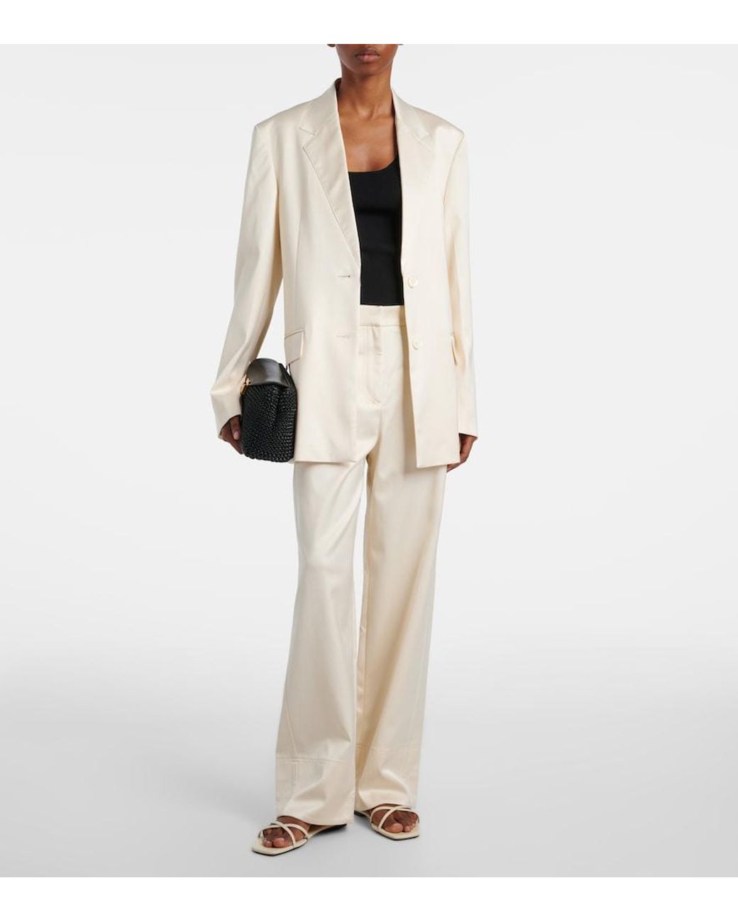 Totême Natural Satin Blazer