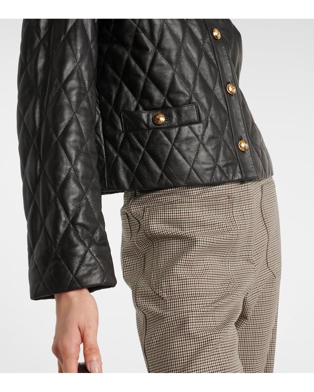 Nili Lotan Black Amy Leather Jacket