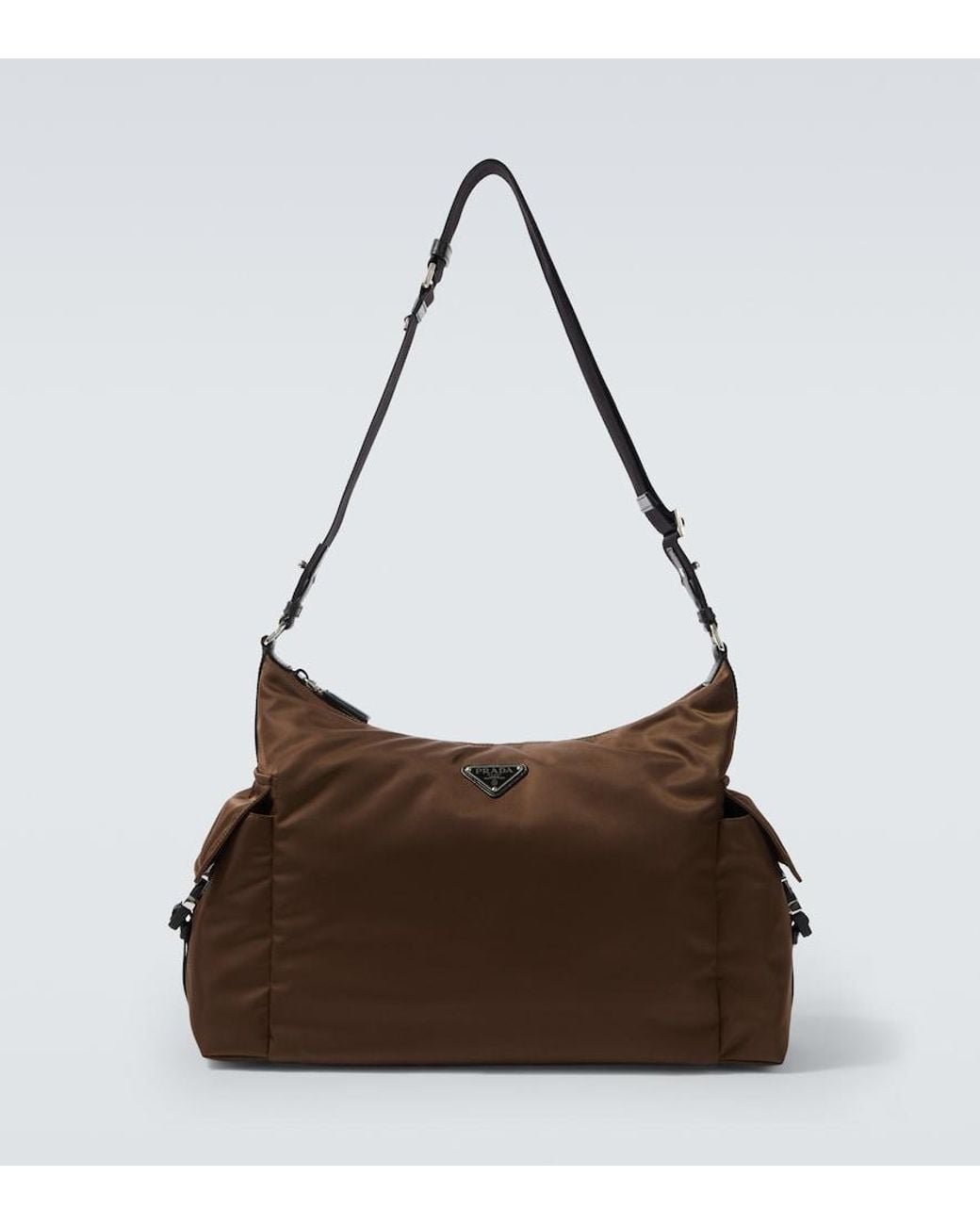 Prada Brown Explore Re-Nylon Shoulder Bag for men