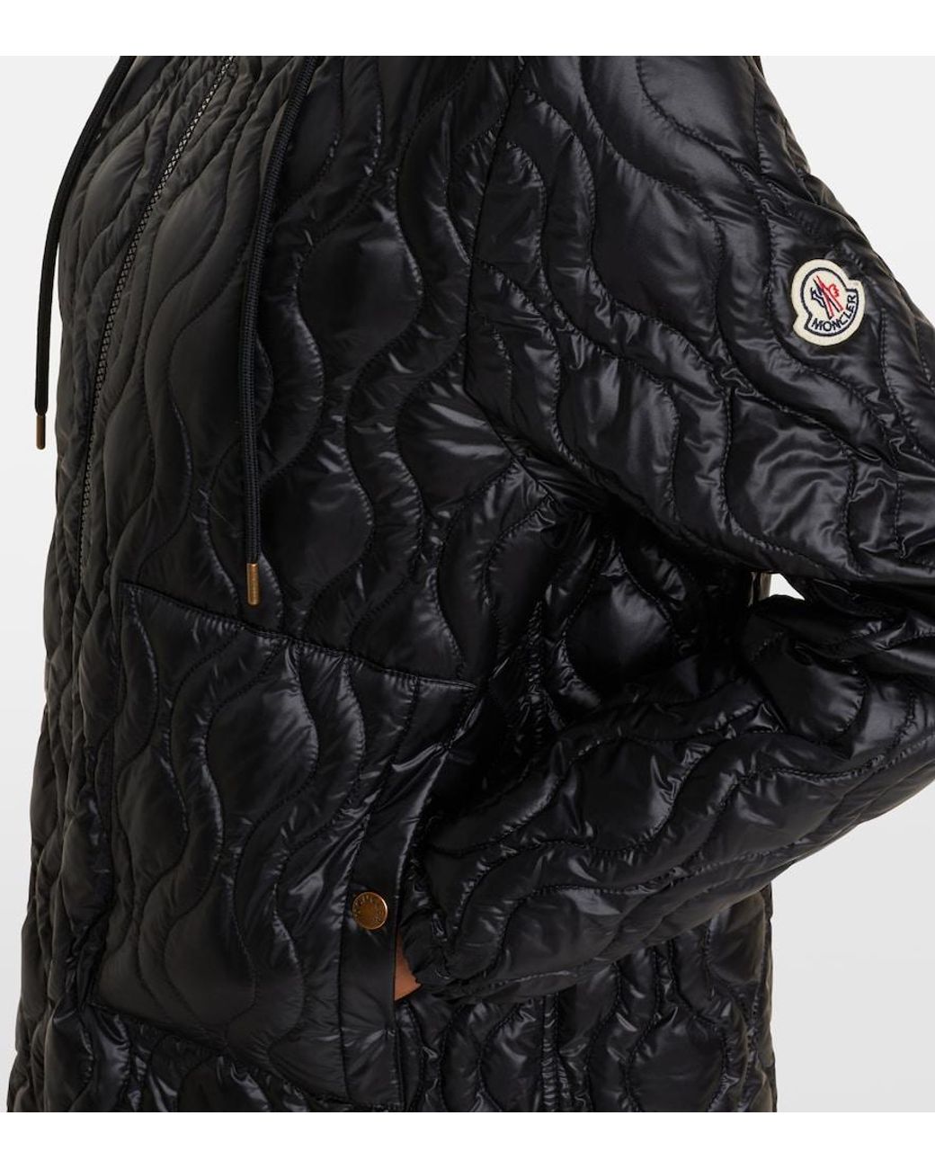 Moncler Black Balette Quilted Down Jacket
