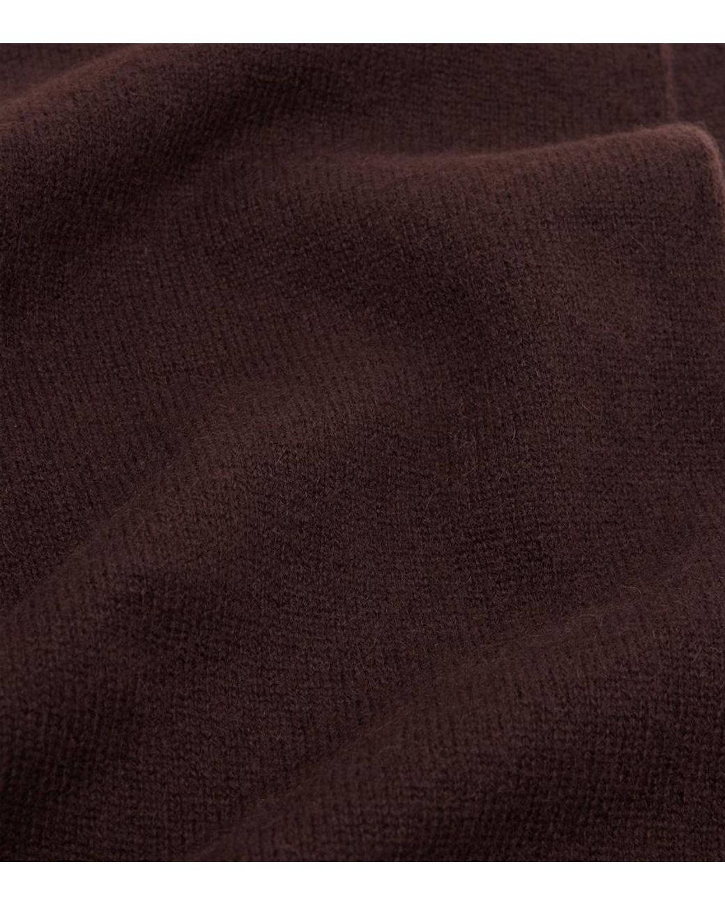Nour Hammour White Niale Cashmere Hood