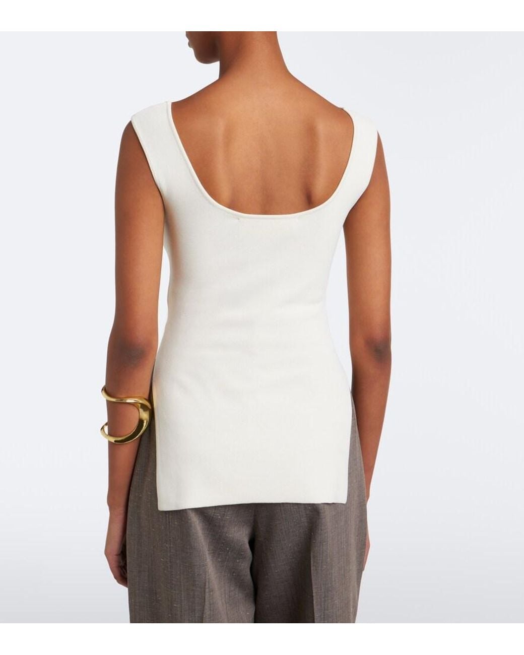 Rohe White Knitted Top