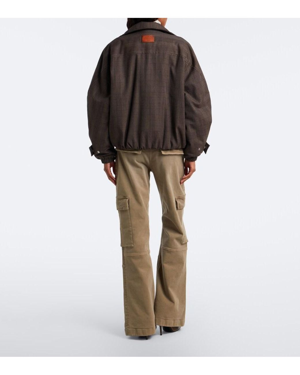Acne Natural Cotton Twill Cargo Pants
