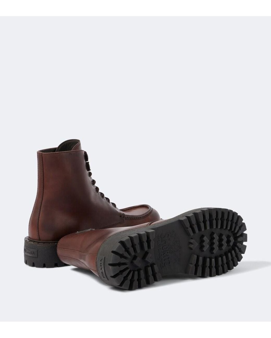 Stivaletti di Prada in Brown da Uomo