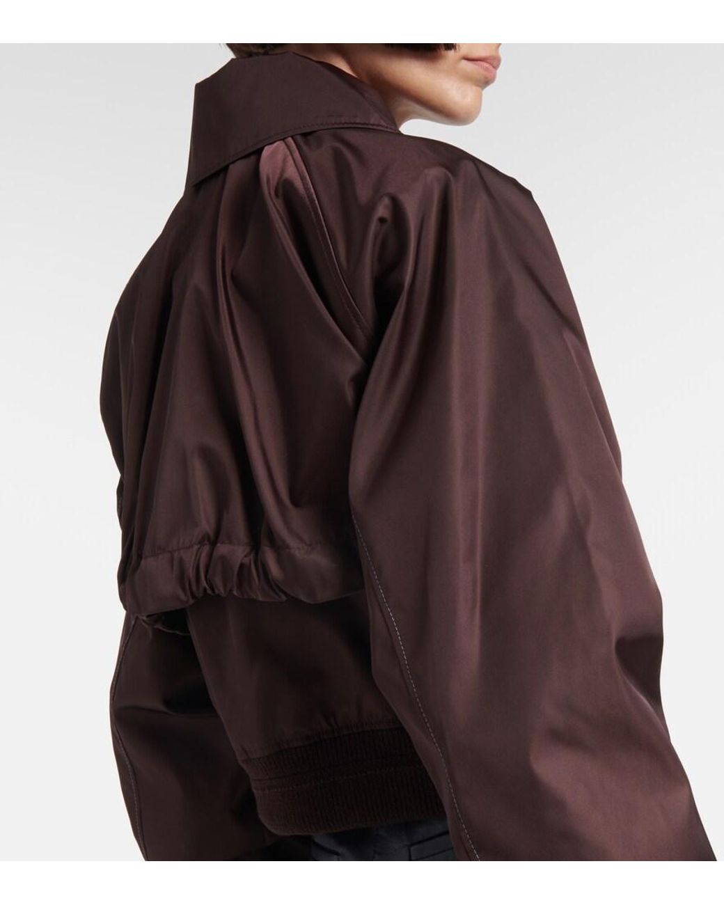 Victoria Beckham Brown Harrington Bomber Jacket