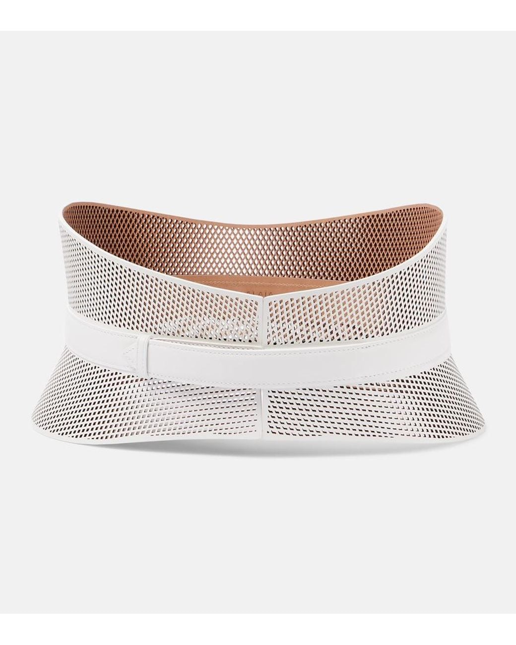 Alaïa Natural Neo Bustier Leather Belt