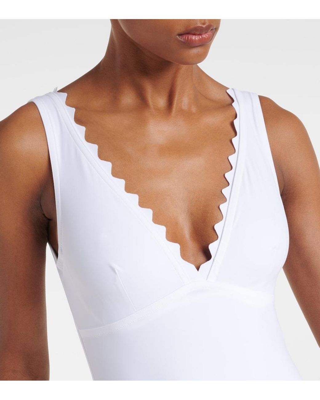 Karla Colletto White Ines Swimsuit