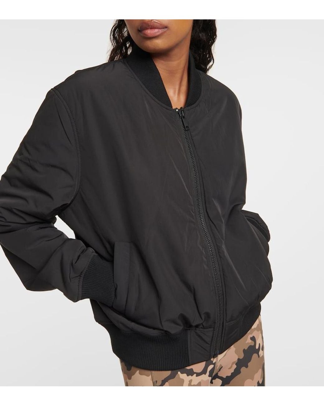 The Upside Black Kita Bomber Jacket