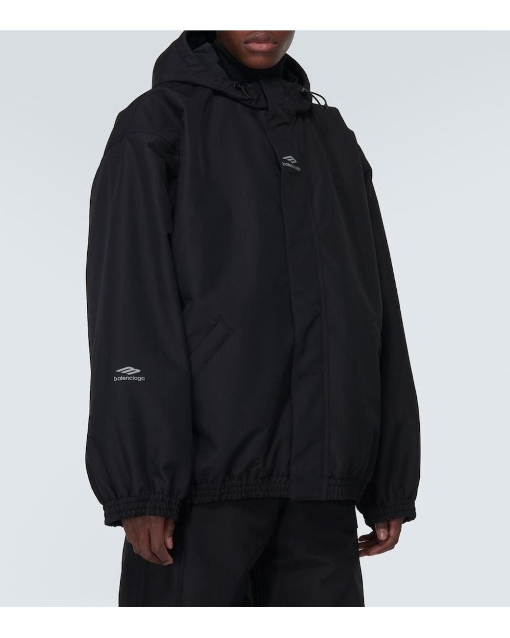 Balenciaga Black 'Skiwear' Parka for men