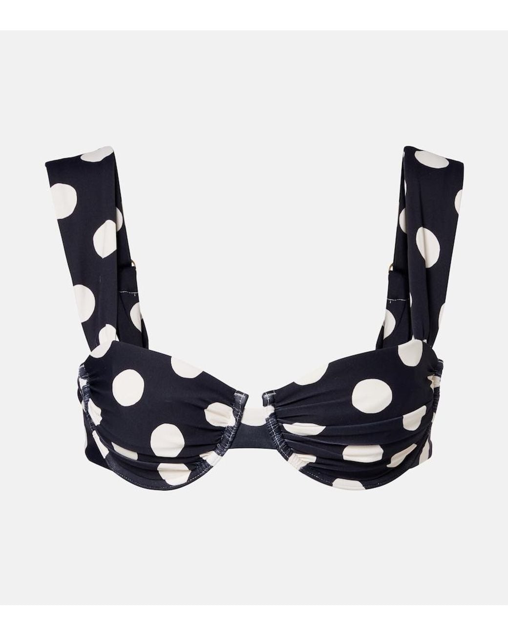 Montce Blue Bella Polka-Dot Bikini Top
