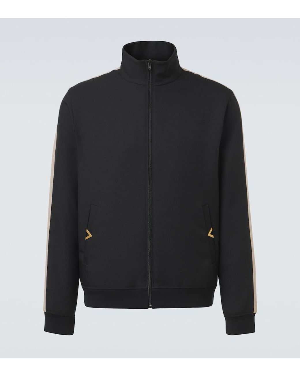 Valentino Black Vgold Track Jacket for men