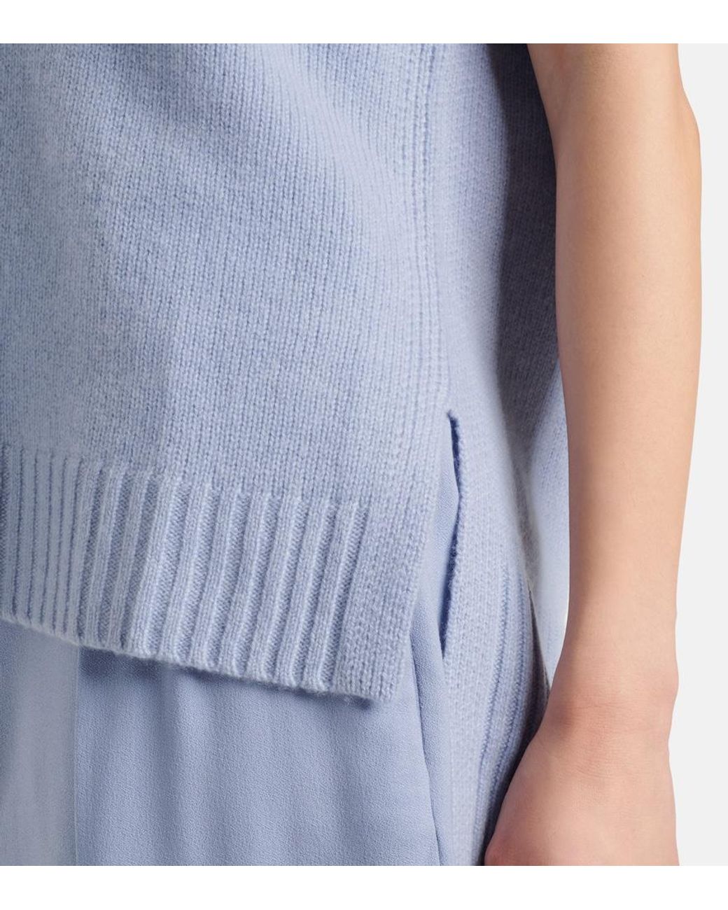 Joseph Blue Cashmere Vest