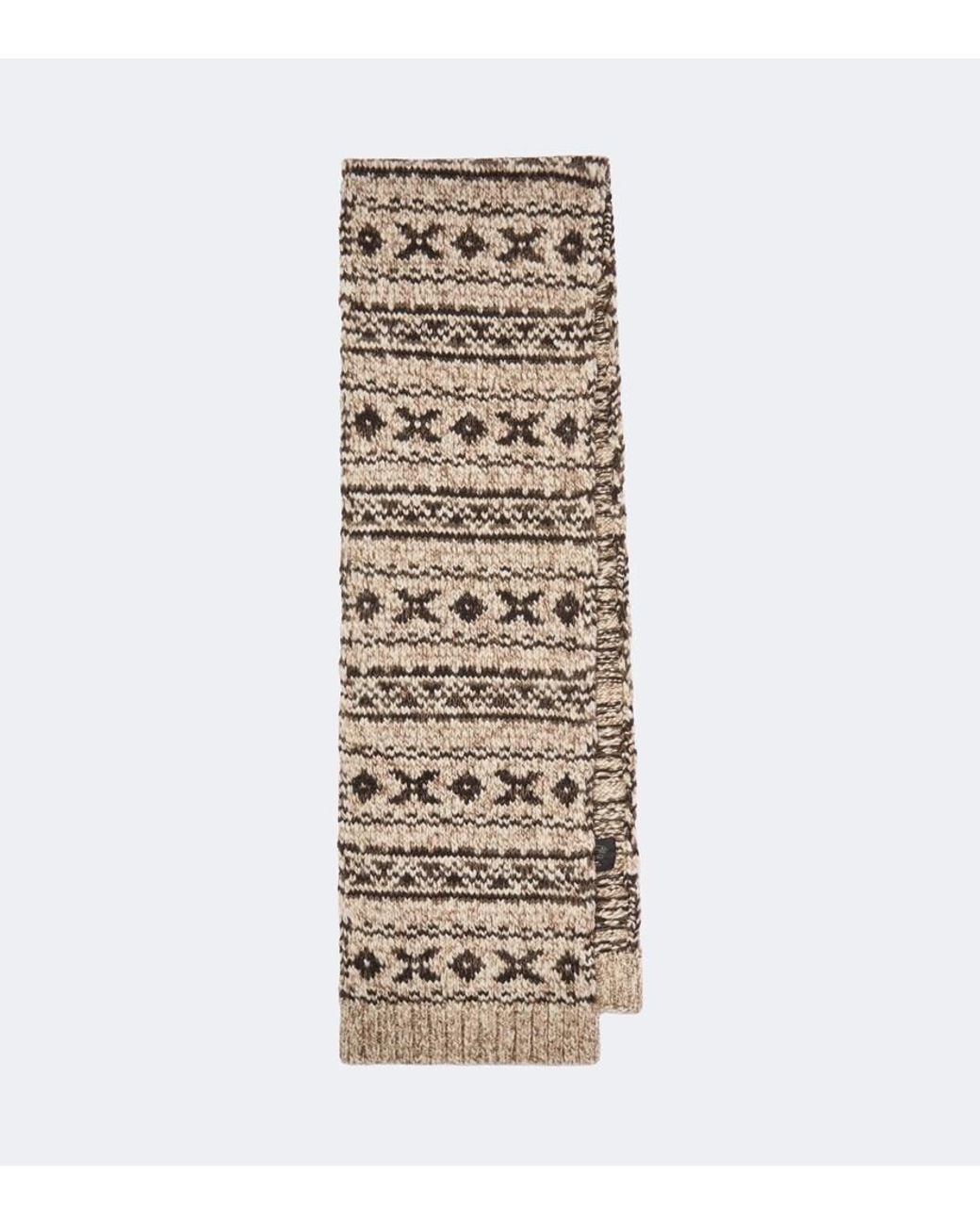 RRL Natural Wool And Cotton-Blend Scarf for men