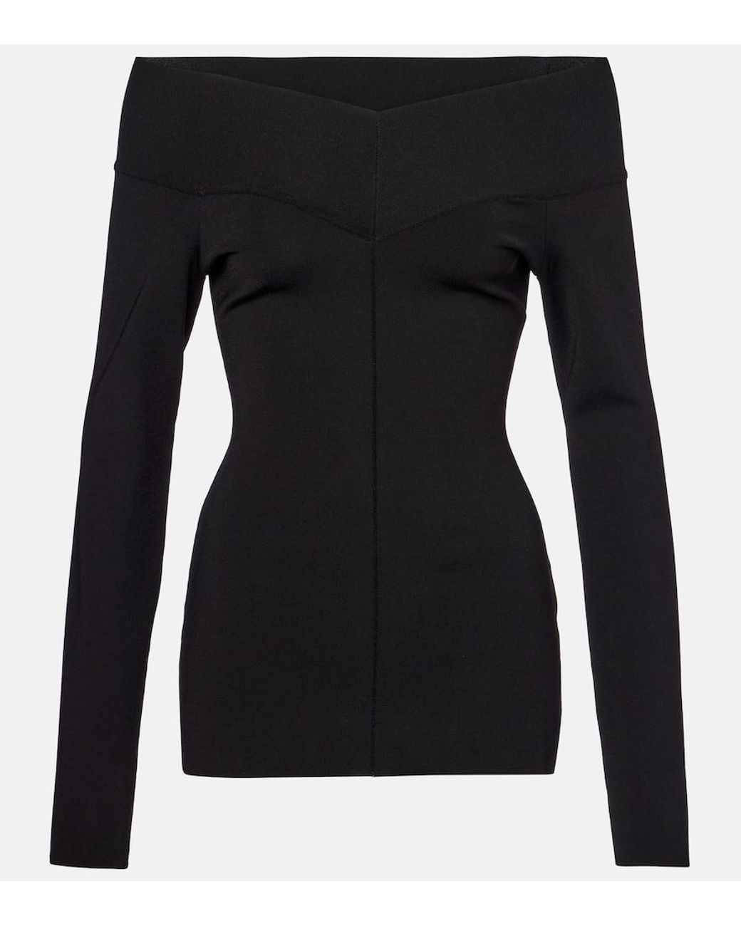 Stella McCartney Black Knit Top