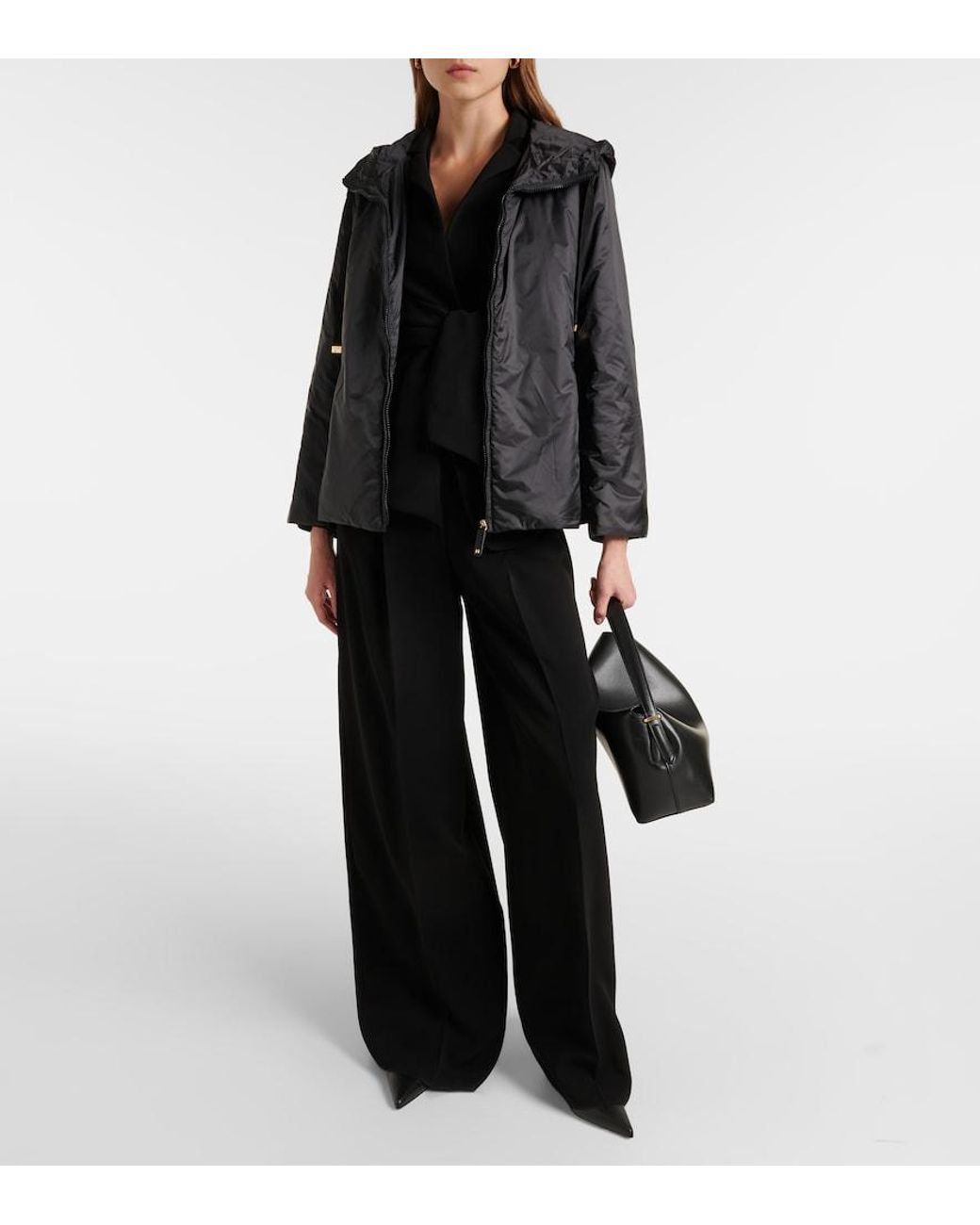 Max Mara Black The Cube Greenh Padded Jacket