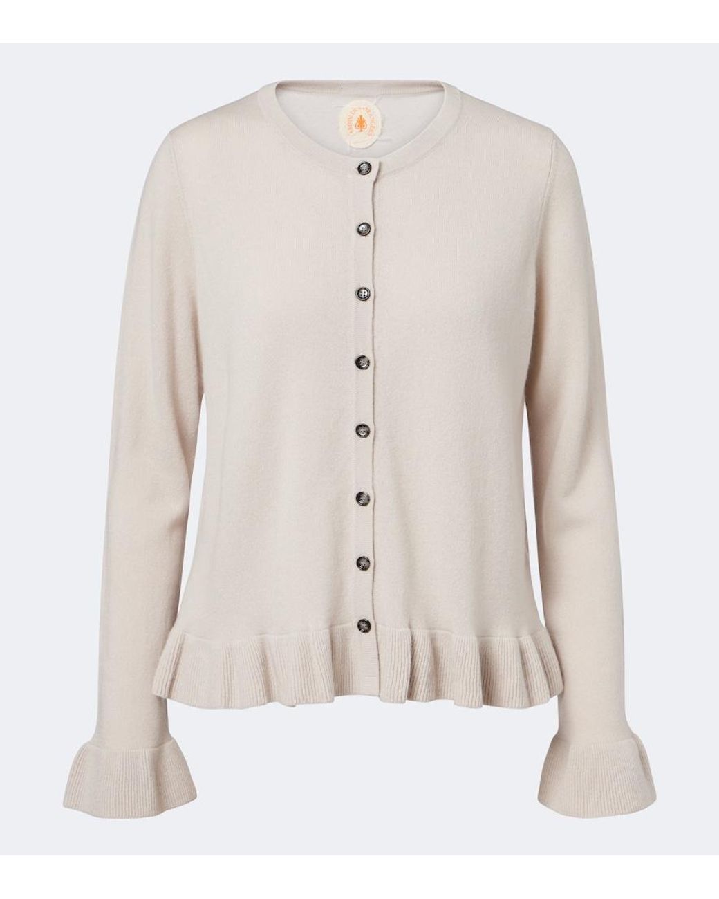 Jardin Des Orangers Natural Wool And Cashmere Cardigan