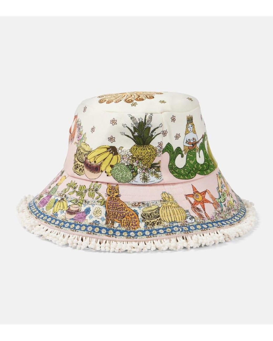 ALÉMAIS Hazel Linen Bucket Hat in White | Lyst