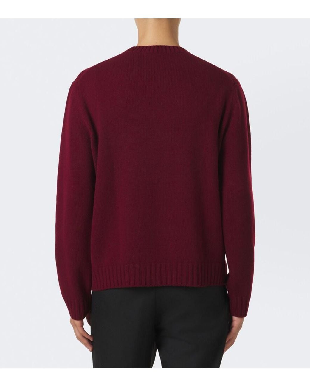 Saman Amel Red Gio Cashmere Sweater for men