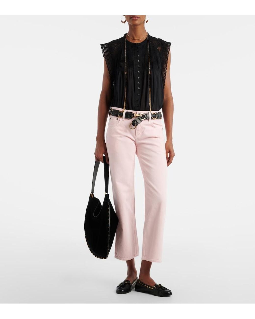 Citizens of Humanity Pink Faye Vintage Straight Jeans