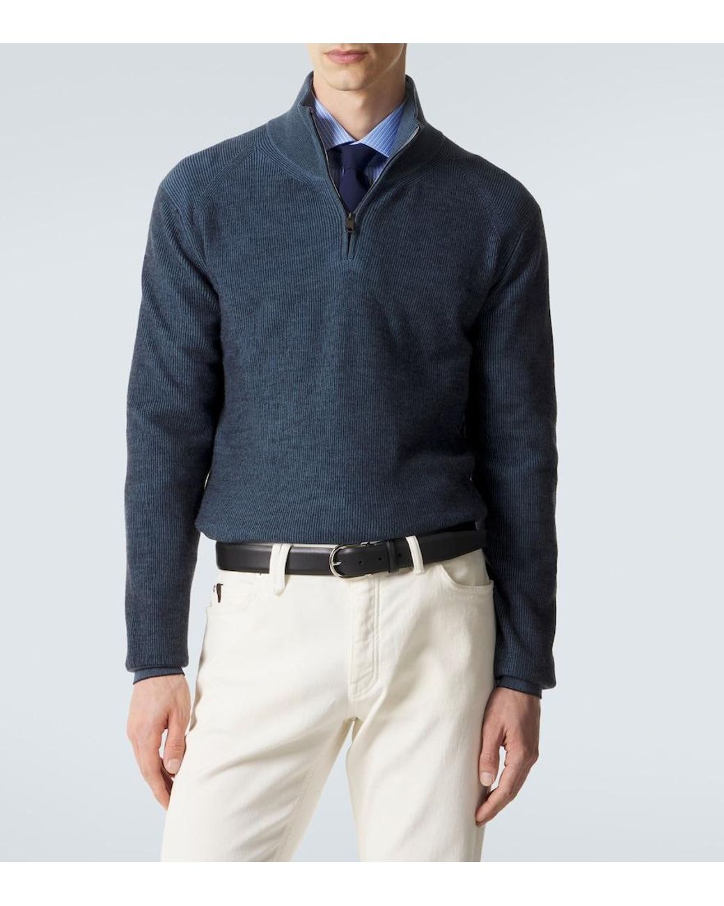 Pullover di Brioni in Blue da Uomo