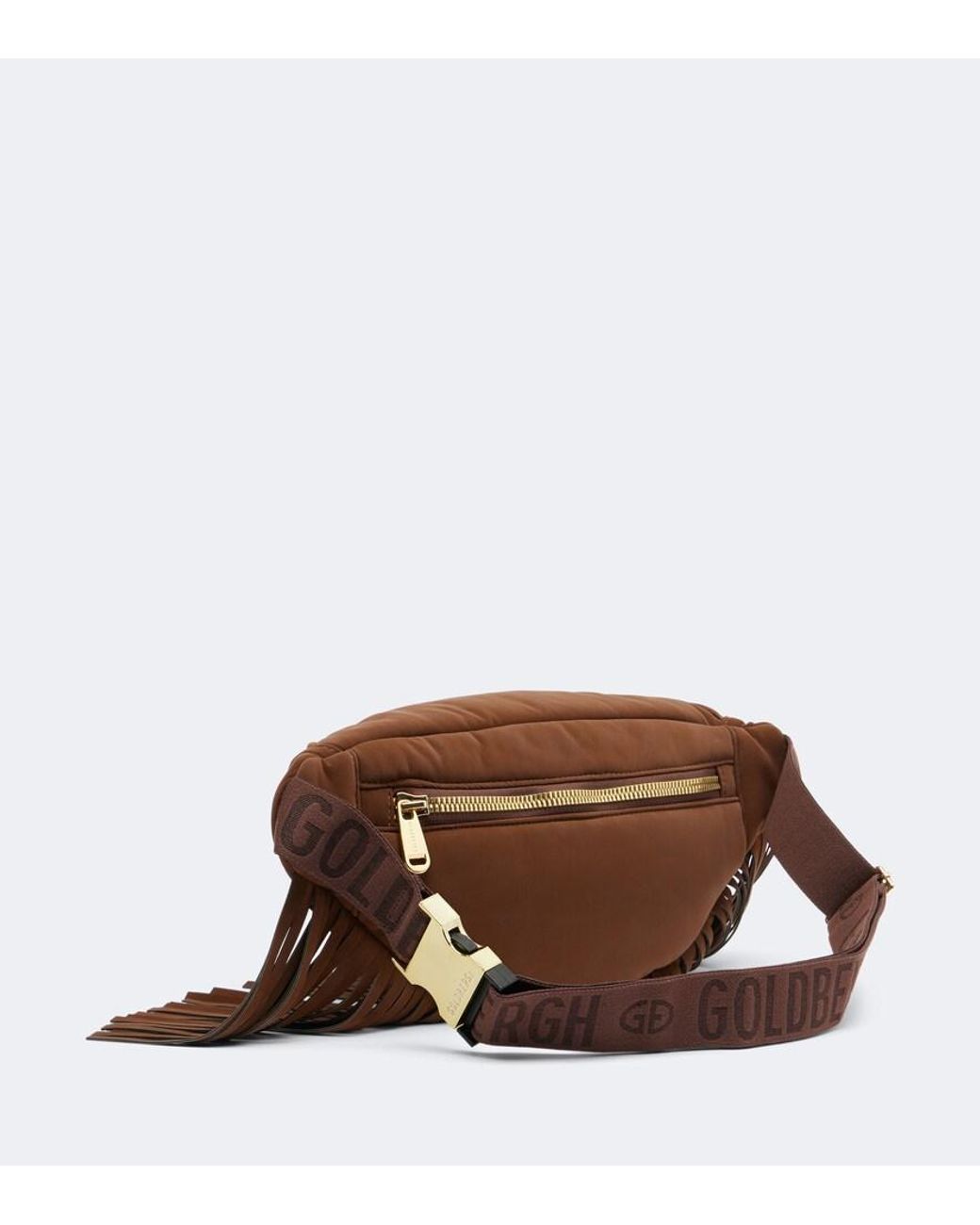 Goldbergh Brown Hina Fringed Belt Bag