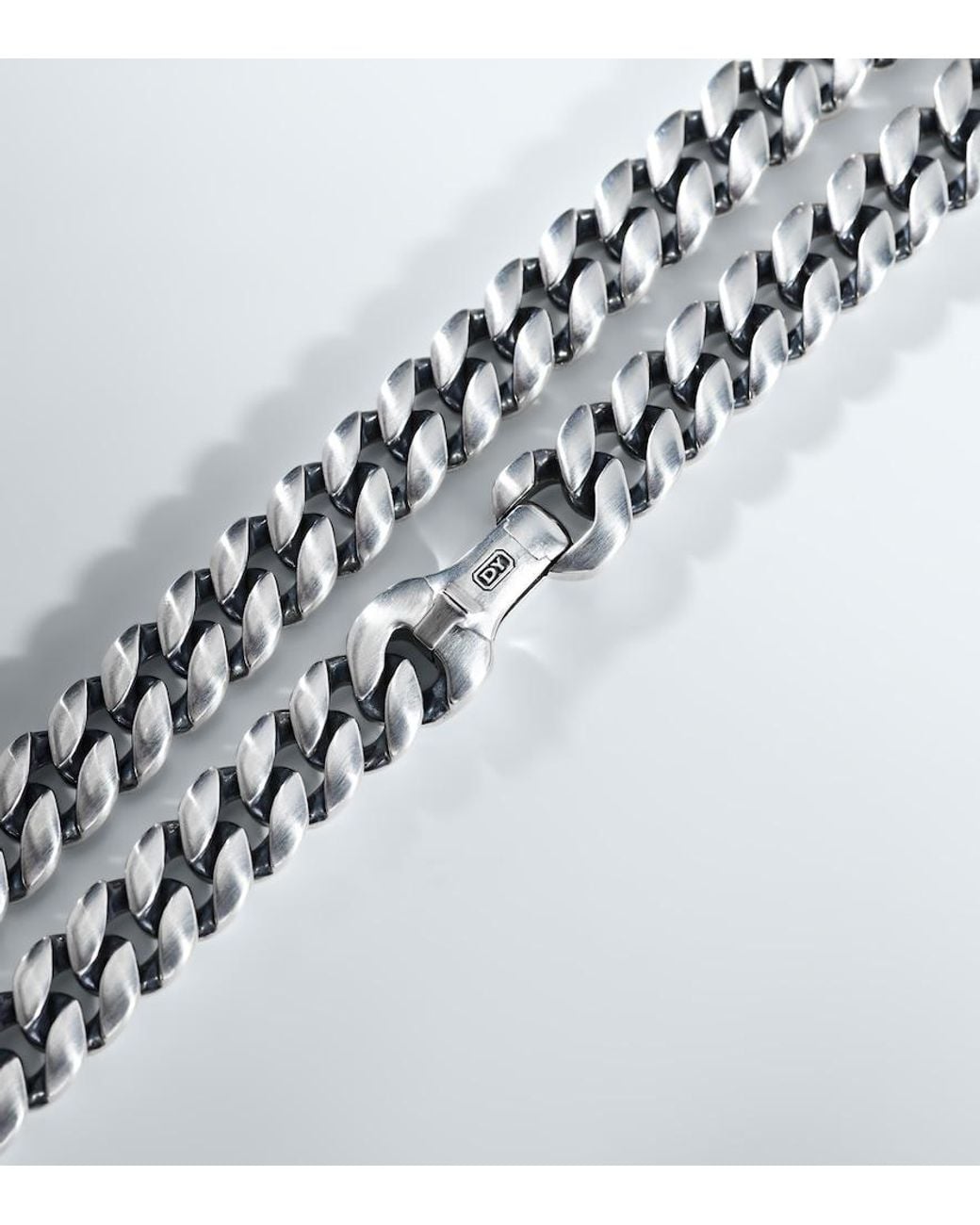 David Yurman Blue Sterling Chain Necklace for men