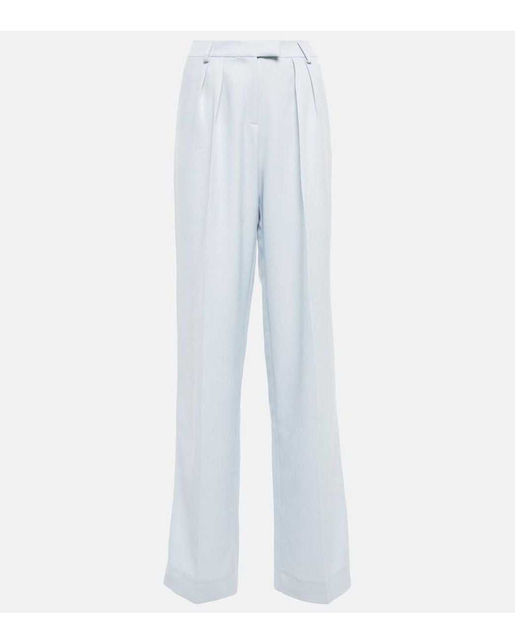 AYA MUSE Blue Auri Pleated Pants
